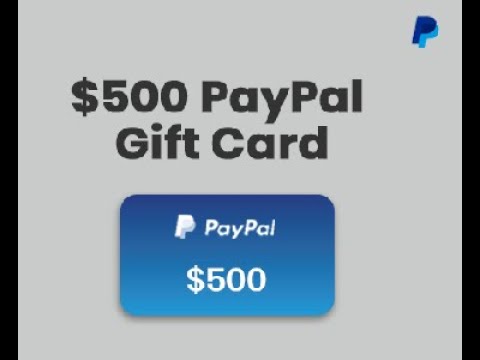 $500 Paypal Gift Card